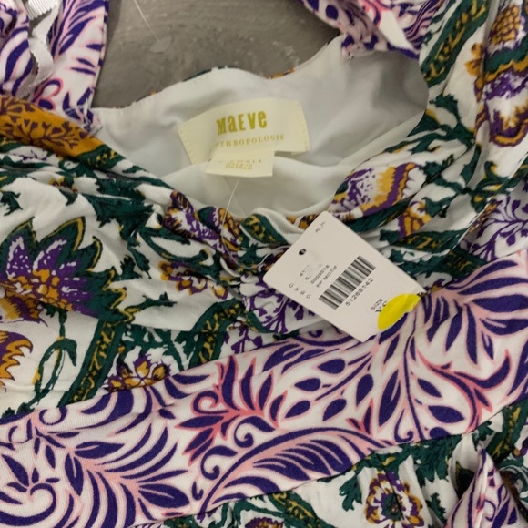 NWT Anthropologie Gabriella ruffled maxi dress - Picture 9 of 9